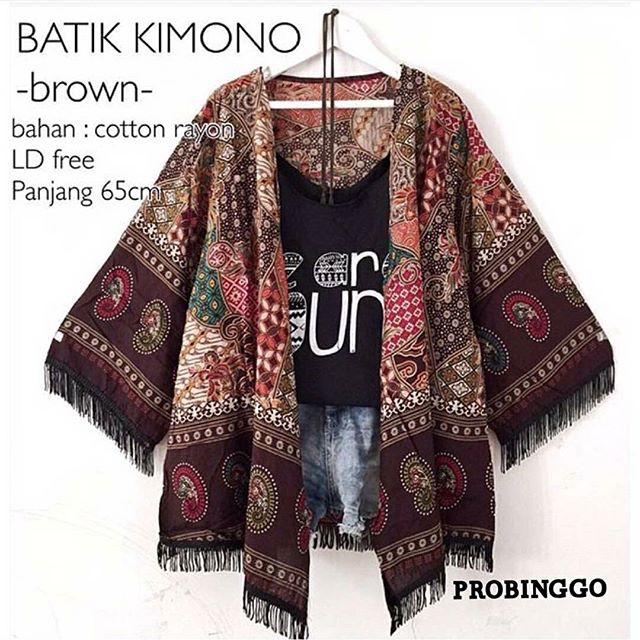 KIMONO TRIBAL OUTERWEAR OUTER KIMONO KIMONO BATIK  