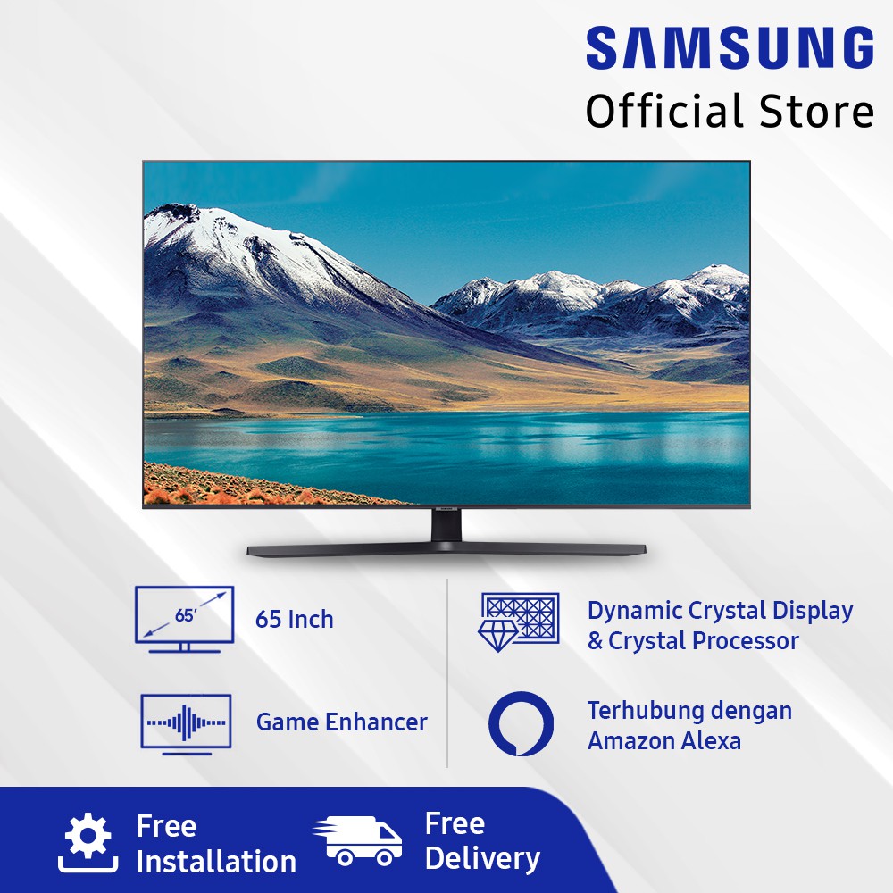 SAMSUNG Crystal UHD 4K Smart TV TU8500 55 Inch - UA55TU8500KXXD (2020