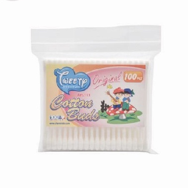 Tweety Original Cotton Buds Art-111 100`s / Pembersih Telinga / Kuping