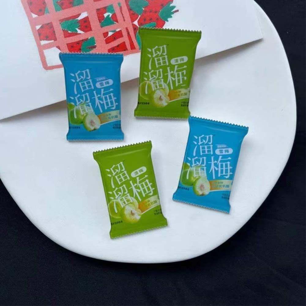 Agustinina Preserved Plum Hair Clips All-match Sweet Resin Desain Kartun Anak-Anak Duckbill Clip Korea Klip Samping