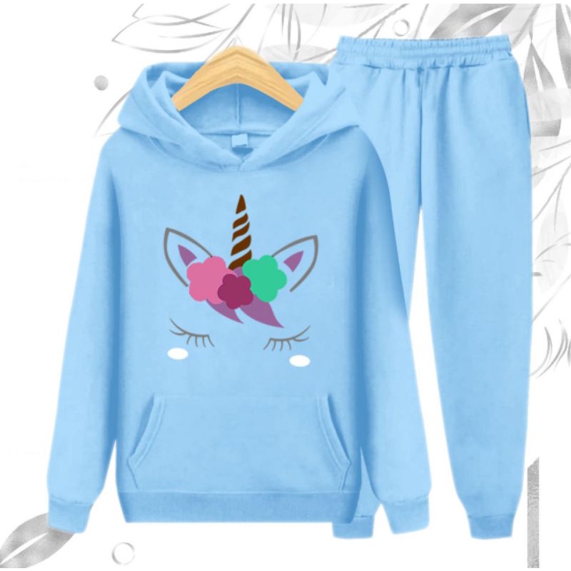 BAJU SETELAN ANAK UNICORN/SETELAN KEKINIAN/BISA COD