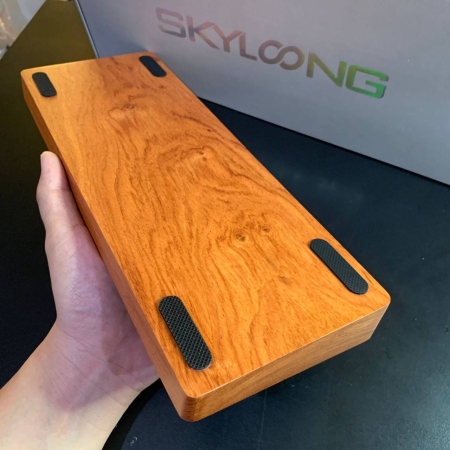 Paradox Gaming GK64X Rosewood CNC Case Bottom Shell 64