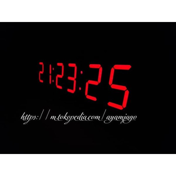 Jam Led Digital Clock &amp; Stopwatch Countdown Countup Timer Temperature