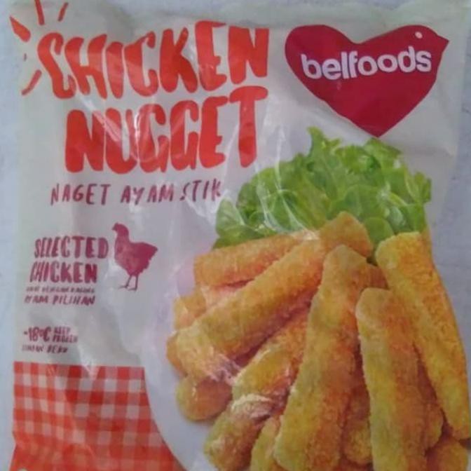

Chicken Nugget / Nugget Ayam Selected Chicken BelFoods 500Gr - Stick