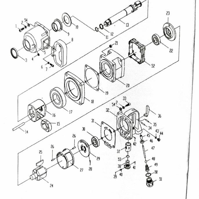 Sparepart Air Impact Tjap Mata No. 45 - 51