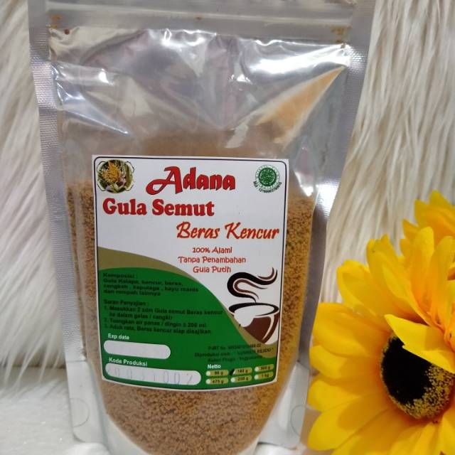 

Gula semut beras kencur asli tanpa bahan pengawet 100% Alami