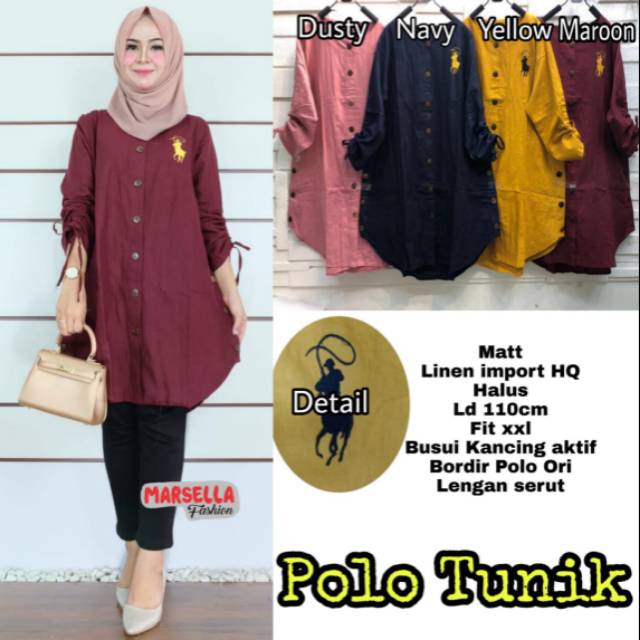 POLO TUNIK LINEN IMPORT HQ