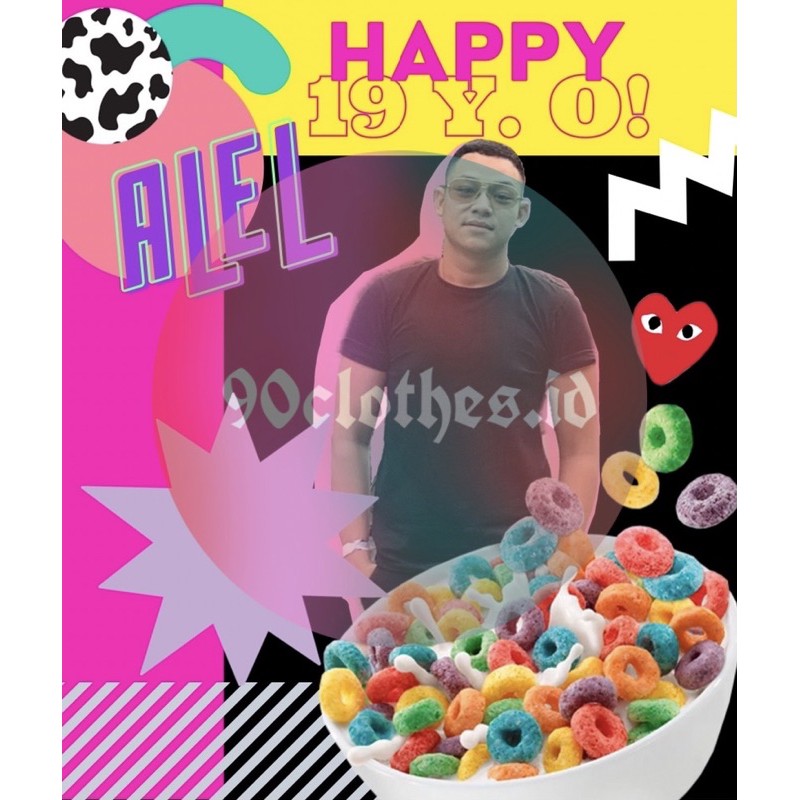 CEREAL BOX CUSTOM GIFT (STICKER CUSTOM)