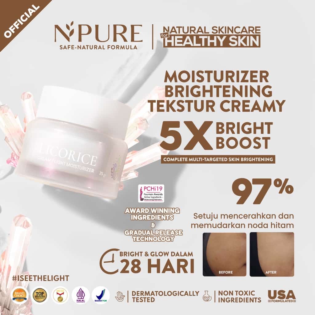 NPURE LICORICE Cleanser / FACIAL WASH | Toner | Serum | Moisturizer | LIPGHT UP Pad | Sheet Mask | MOONLIGHT | PEELINGAXILLARY