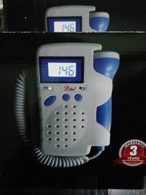 LOTUS FETAL DOPLER LT-555+ LCD PENGUKUR DETAK JANTUNG JANIN