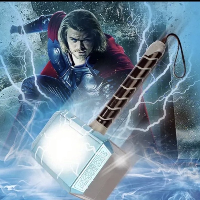 mainan palu thor baterai | thor toys props halloween | palu thor