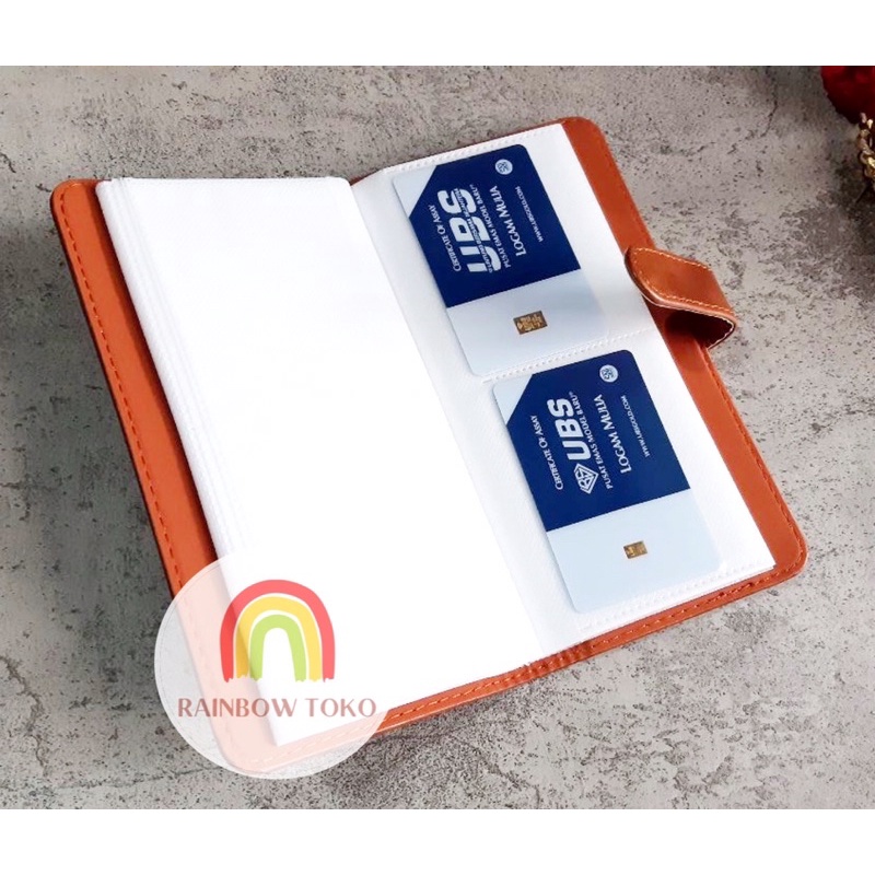 Dompet Album Emas Logam Mulia LM Antam Certieye Minigold Miniemas Ubs / Kartu / Tempat penyimpanan e