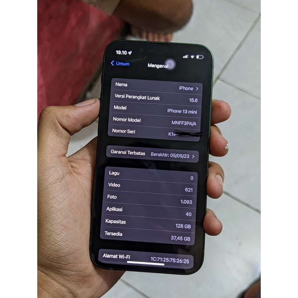 iphone 13 mini  green128gb ex ibox