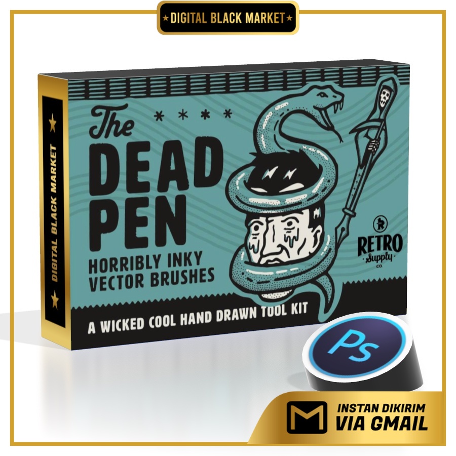 The Dead Pen Toolkit by Retro Supply - Adobe Illustrator