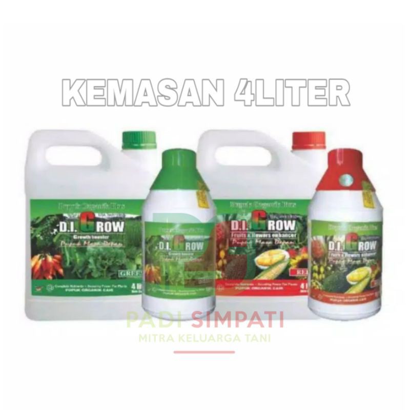 Pupuk Organik DIGROW / PUPUK CAIR ORGANIK DIGROW 4 liter