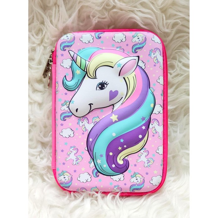 

Tempat Pensil Anak Unicorn / Hardcase Boxes Pencil HSD - Unicorn promo