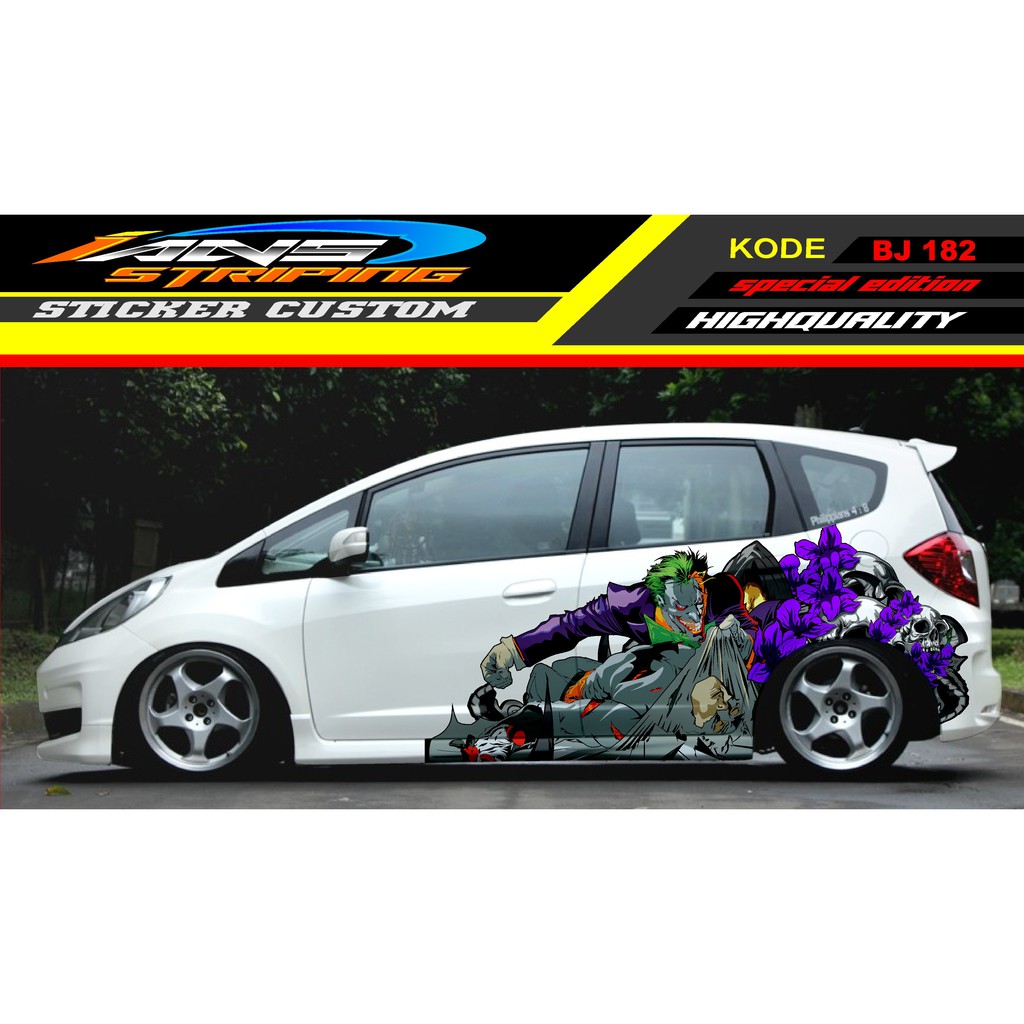 DECAL STICKER MOBIL HONDA JAZZ JES