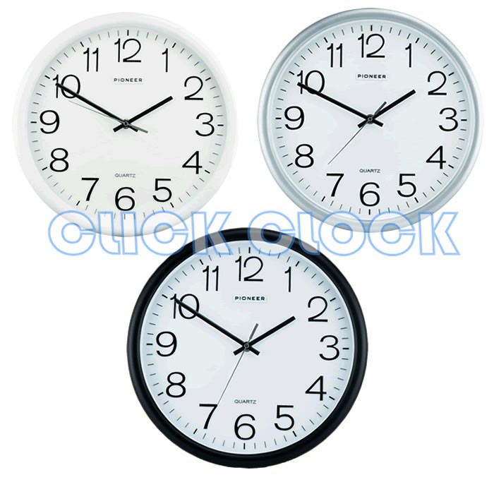 Jam Dinding Polos Wall Clock Dekorasi Rumah Unik Elegan PIONEER PT 2132 DW