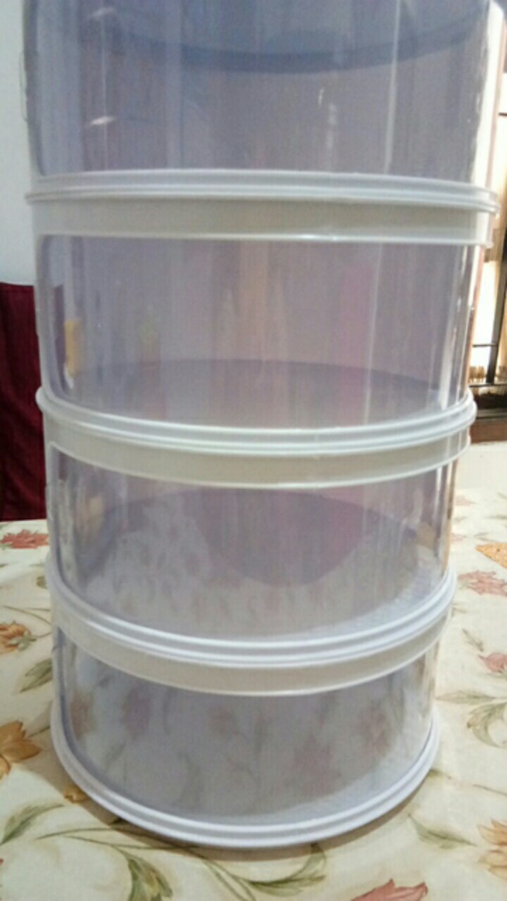 Penutup Makanan Hangat Anti Debu Tudung Saji Susun 4 Tingkat/food Storage Food Cover Tutup Sayur Jmt