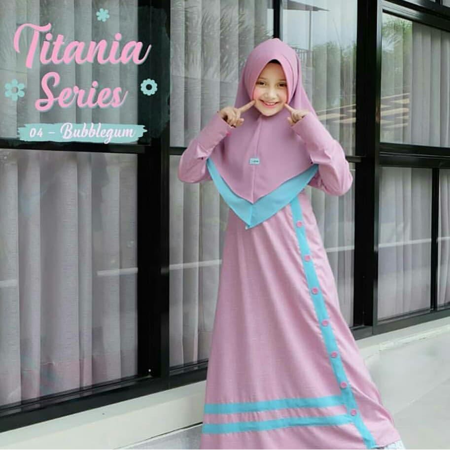 [COD] Titania Series Set Kids / Gamis Anak / Setelan Anak /AqillaHijab'sFashion