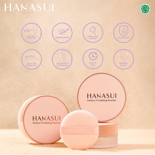 ✨LACIKOSME✨ HANASUI PERFECT FIT SETTING POWDER - BEDAK TABUR MATTE POWDER ORIGINAL