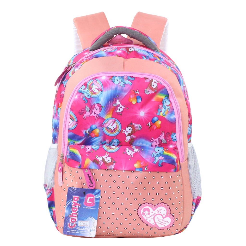 Ransel Anak Perempuan Tas Sekolah Cahaya UNICORN Salem Fashionable Berkualitas Bahan Tebal