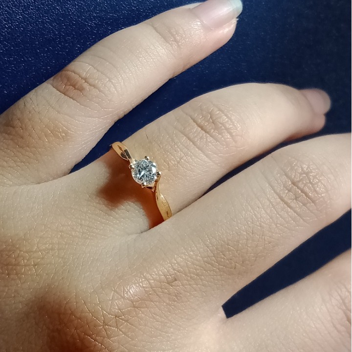 Cincin Emas 17K - 1.3 gr Kadar 750 - CBS100000010