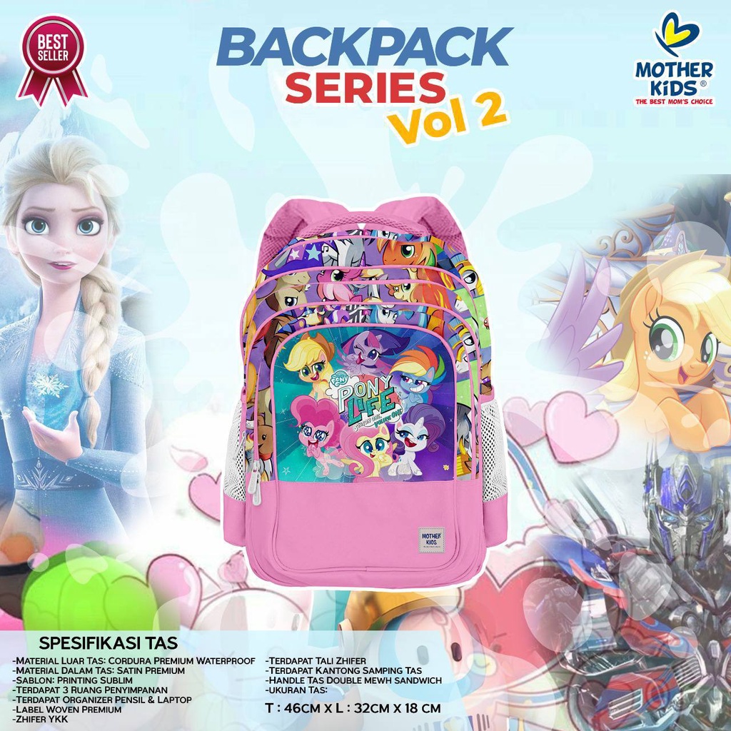 Karakter Bag School Mother Kids Volume 2