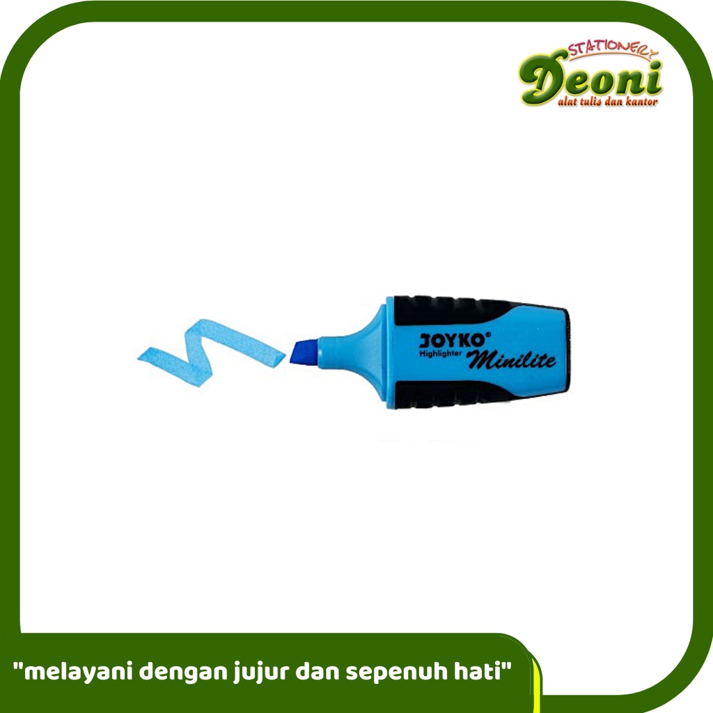 

JOYKO HL-28 Highlighter Minilite / Penanda Berwarna Mini - Blue