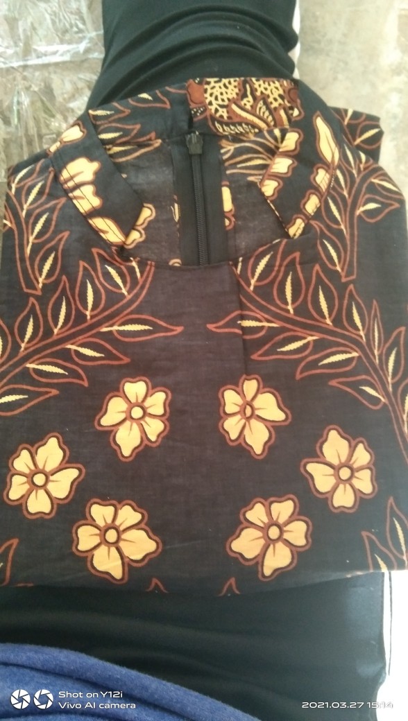 Couple Batik Motif Kawong Biru