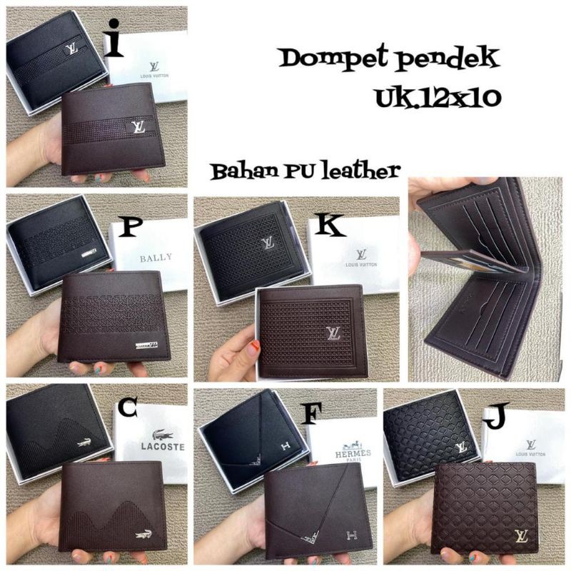 Dompet lipat pria free box
