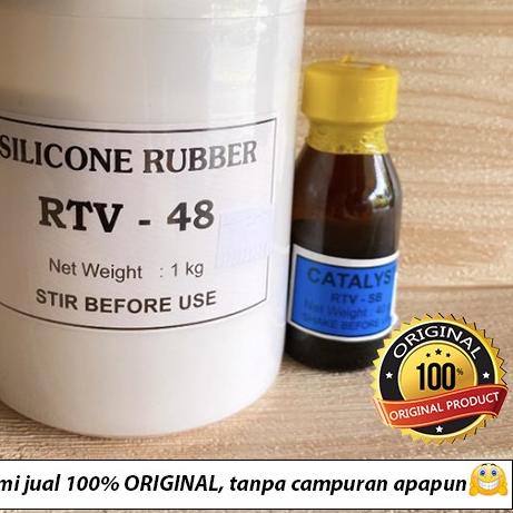 ✼ Silicone Rubber RTV 48 1 Kg-Silicone Rubber-Cetakan Silicone ✩