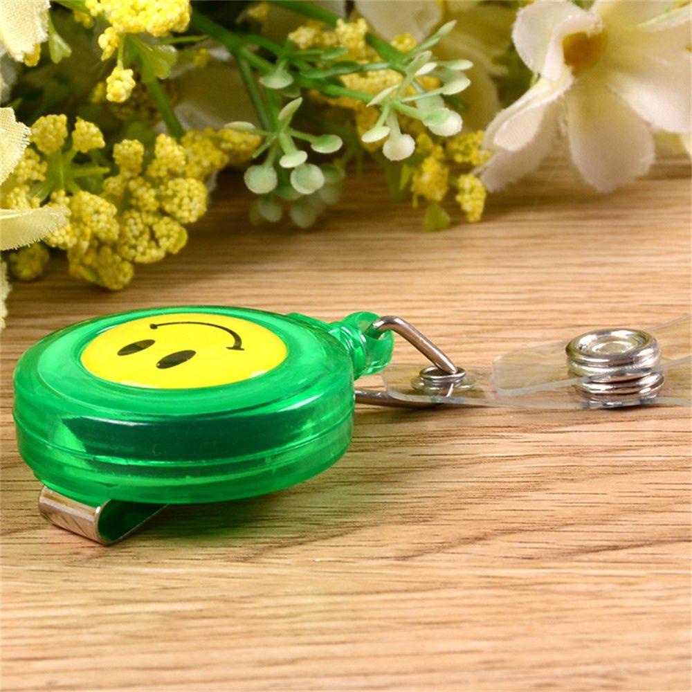 Mxbeauty Retractable Badge Reel Perlengkapan Kantor Rumah Sakit Kartu Dada Kartu Kerja Klip Kartu Siswa Perawat Badge Holder