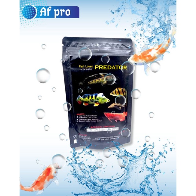 MAKANAN IKAN CHANA ARWANA FISH LOVER PREDATOR 100GR