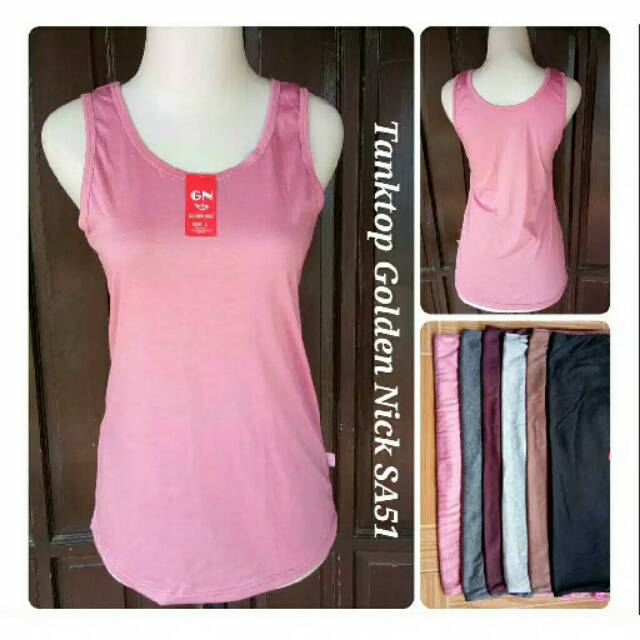 12pcs Tanktop golden nick / singlet golden nick