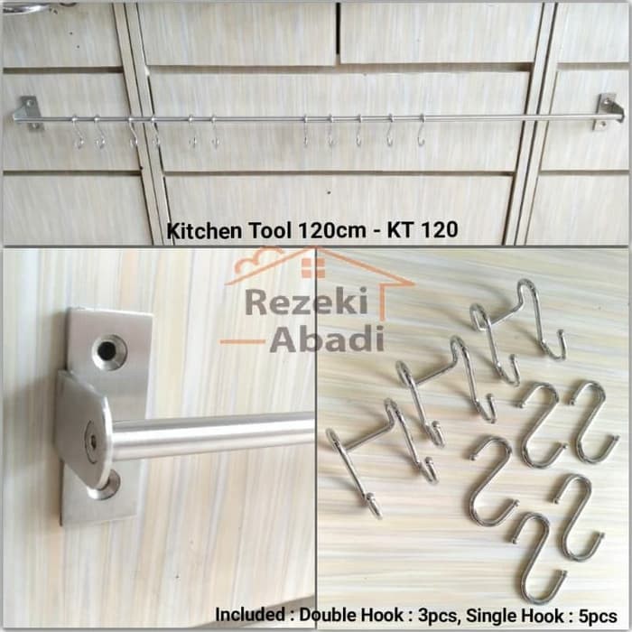 Panci Binaural Anti Lengket Gaya Korea Untuk Dapur UE562 Kitchen Tool 120 Cm / Gantungan Kuali / Kt1