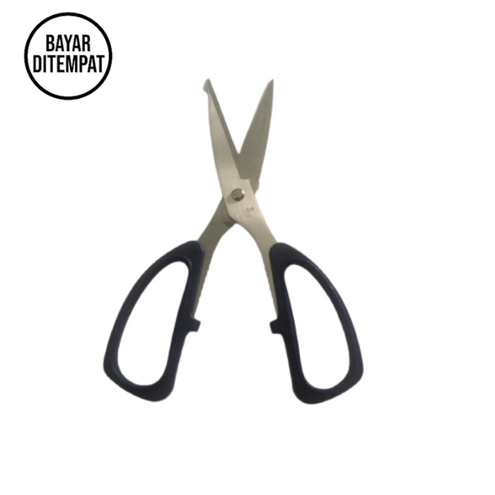 

BWDG Gunting Scissros E-30 Ukuran Besar Alat Tulis Pemotong Kertas Tajam Awet Hitam