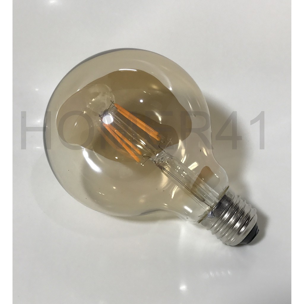 lampu LED bulb bohlam edison / filamen / cafe / antik / pijar/ dekorasi 4W BULAT G95