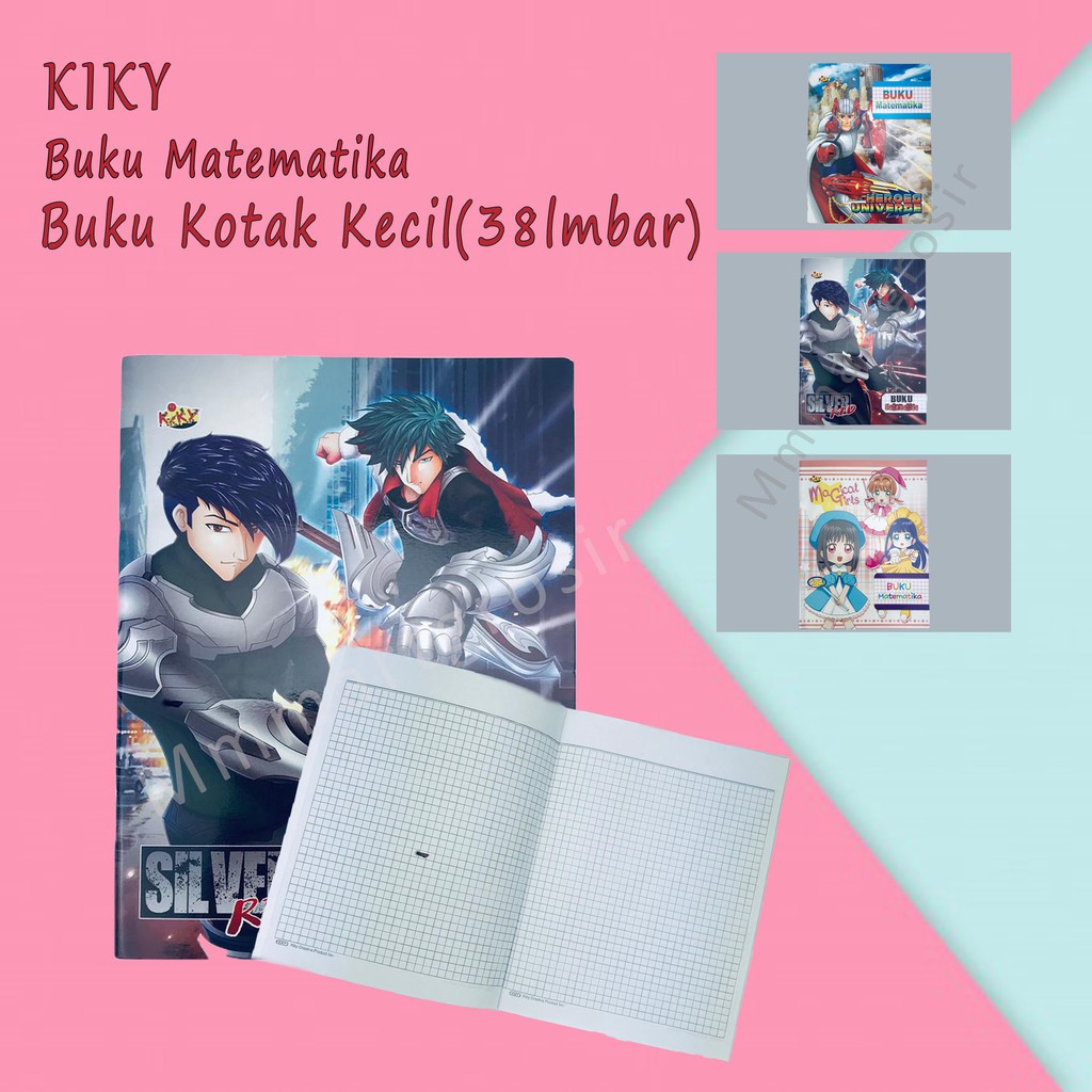 Kiky / Buku Matematika / Buku Kotak Kecil / 38lembar