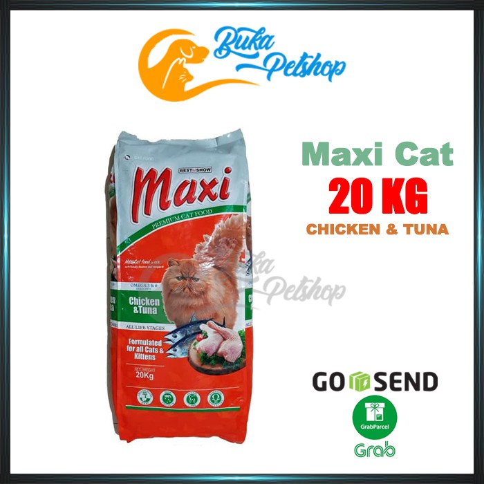 Makanan Kucing MAXI CAT 20kg [ Gojek / Grab ]