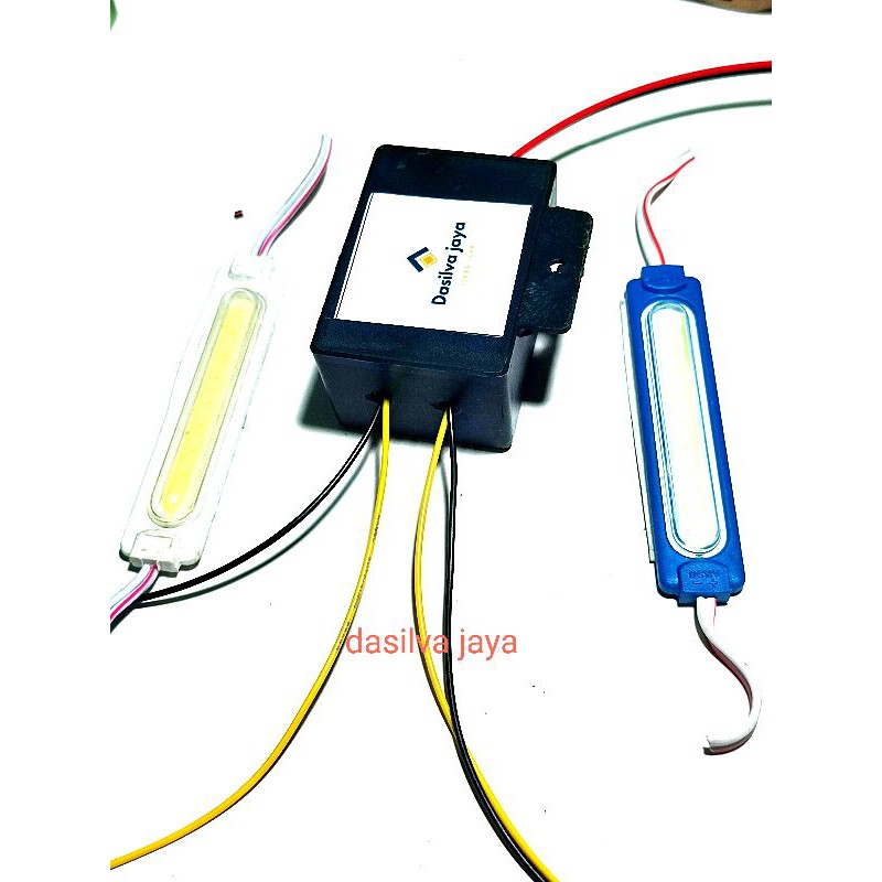 MODUL LAMPU LED BLITZ 2 OUTPUT + 2LED COB 9TITIK 12/24 VOLT