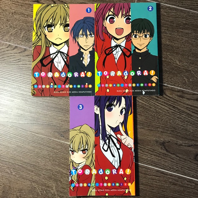 Komik ToraDora Volume 1-3 (KOLPRI)