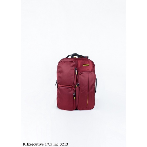EXECUTIVE Tas Ransel Laptop-Tas Punggung-Tas Pria tas wanita-3213- Merah
