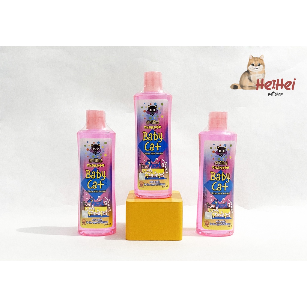 Raid All Smiling Shampoo Kitten 200 ml - Shampo Anak Kucing Kitten Termurah