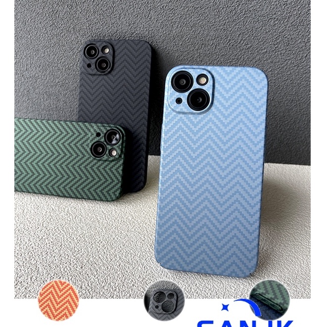 new ! ! Carbon Fiber case For iPhone 11~13 Promax Trendy Brand iPhone 12 Pro Max camera protection iPhone 11 Pro Max Thin Hard Premium Wave Pattern All-Inclusive Case