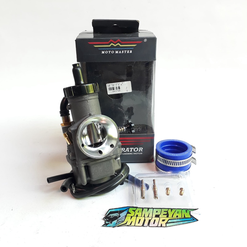 Karbu Karburator Motor E7 PE 28 30 Moto Master Black CB GL Tiger Megapro Supra Grand Karisma Jupiter