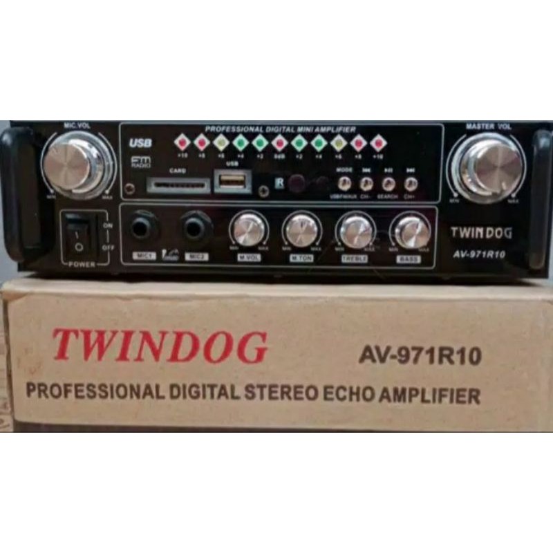 Twindog ,  TD  , AV 971R10 USB  , Twin Dog , Amply, Ampli, Amplifier Remote