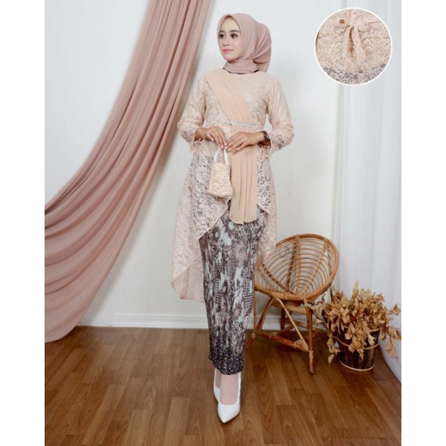 Kebaya soraya set kebaya brukat selendang/ketelan kebaya soraya /kebaya selendang /set kebaya soraya terbaru/kebaya wisuda/kebaya kondangan/kebaya srikandi/kebaya tunik /kebaya pesta /kebaya murah