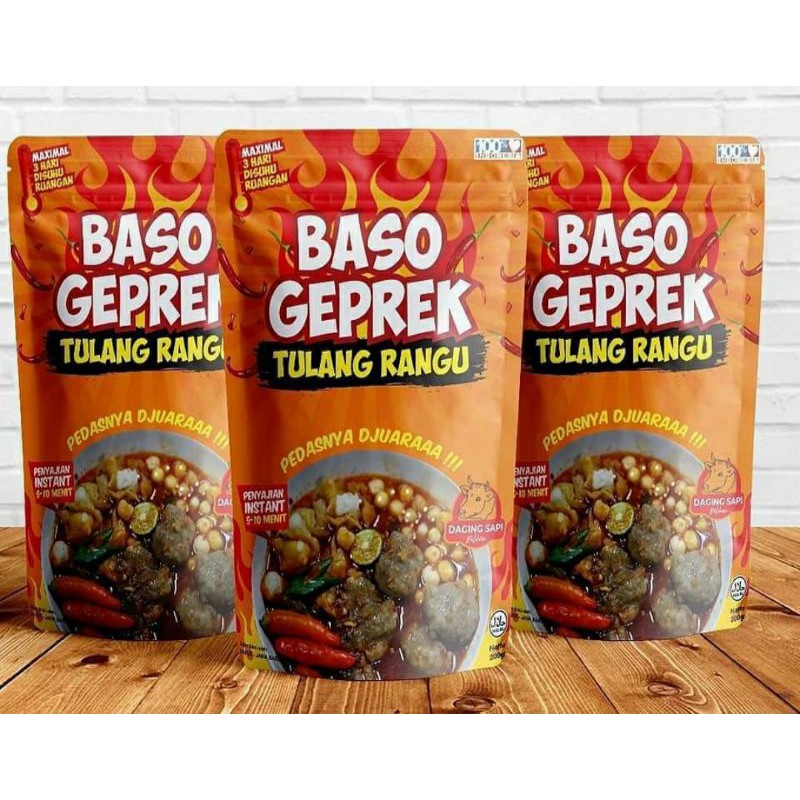 Jual Baso Aci Baci Geprek Tulang Rangu Samiraos Shopee Indonesia