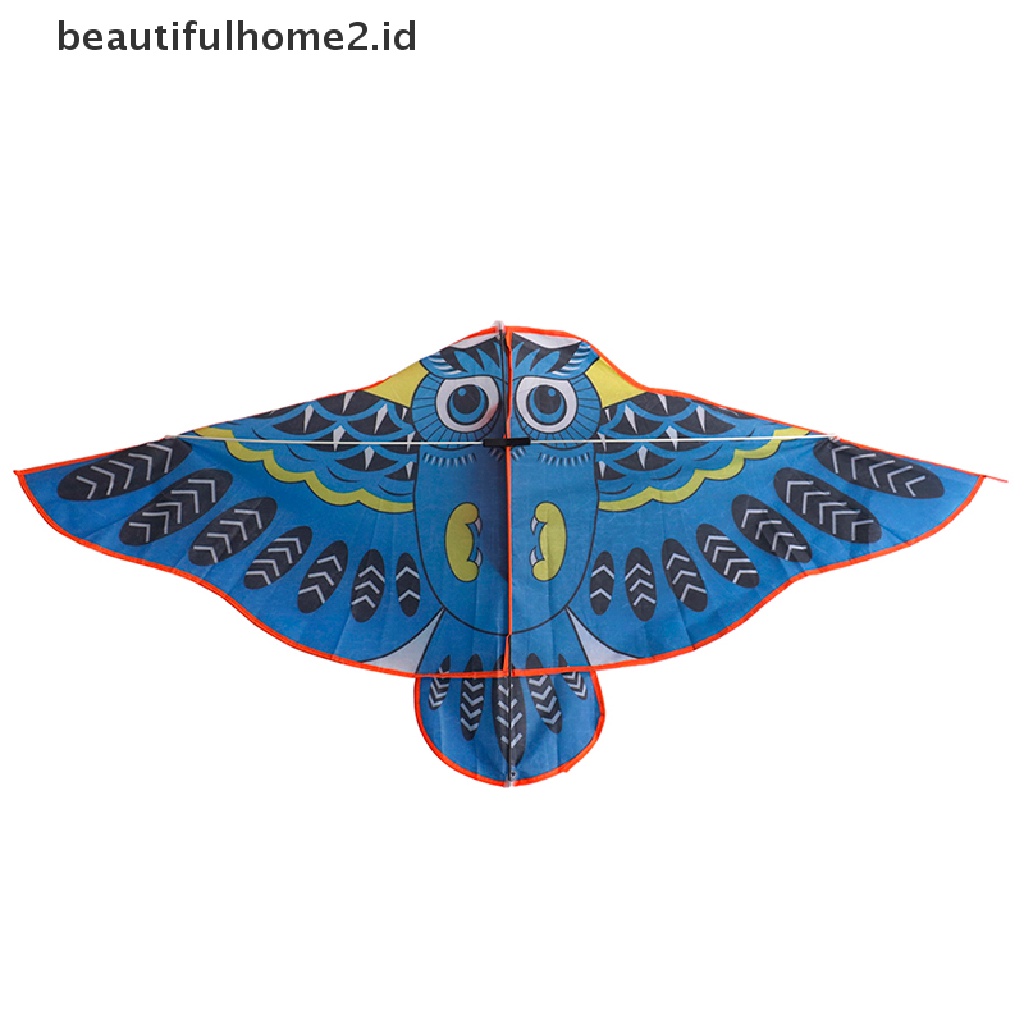 (Beautifulhome2) Buku Literatur Bahasa MandarinId 1pc Layanglayang Lipat Motif Kartun Burung Hantu Untuk Olahraga Outdoor Anak